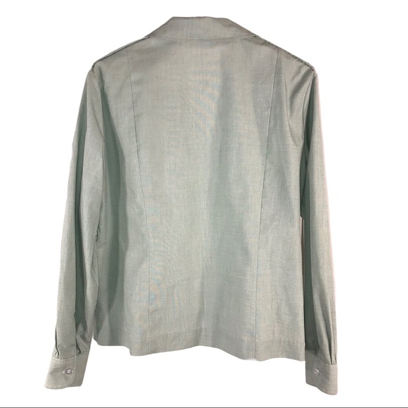Vintage Light Green Shirt, Size 16 - Picture 4 of 9